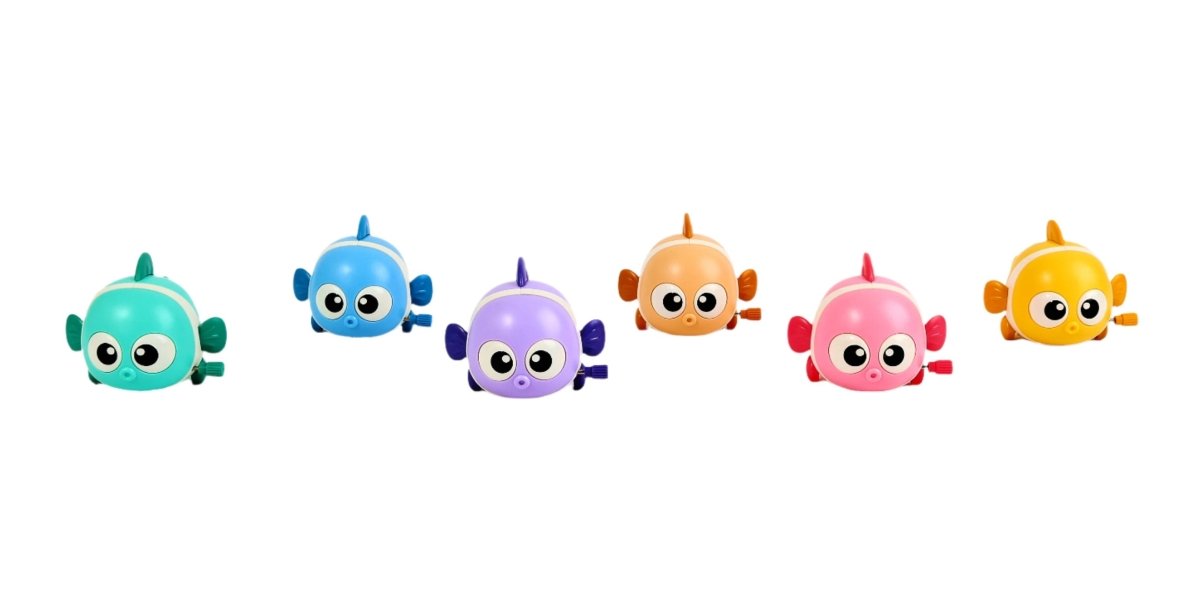 Wind - Up Swimming Fish Toy - 2 Colors - MIDI