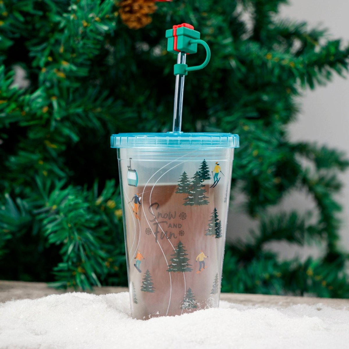 Winter Snow Fun Tumbler Cup - MIDI