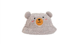 Winter Teddy Bear Hat for Kids - MIDI
