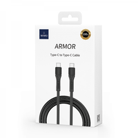 WIWU Armor Type-C to Type-C cable retail package with black cable