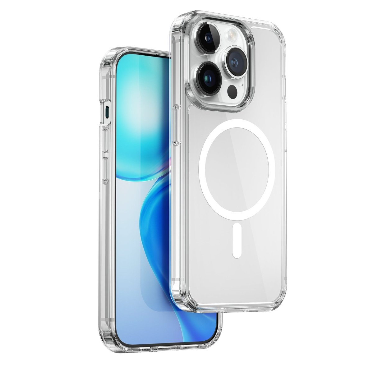 WIWU MCC - 101 Crystal Mangetic Case For iPhone15 Series Clear - MIDI