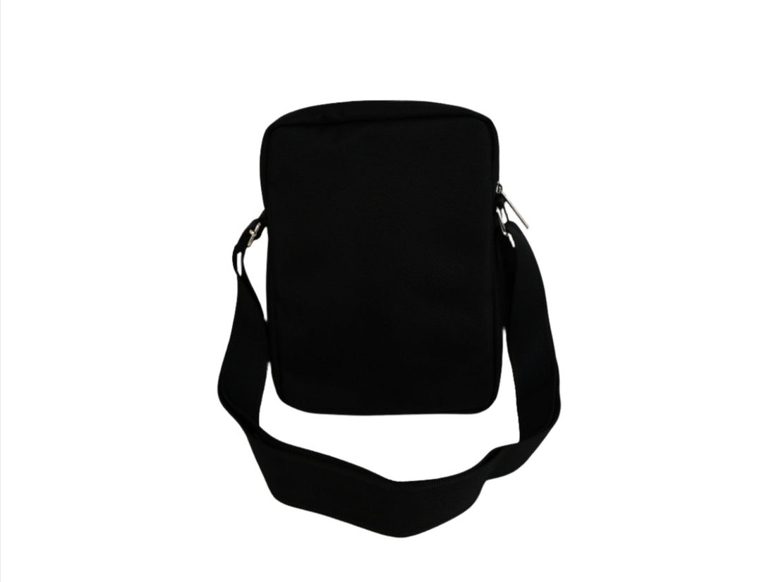 WIWU black crossbody bag with wide shoulder strap and zip closure