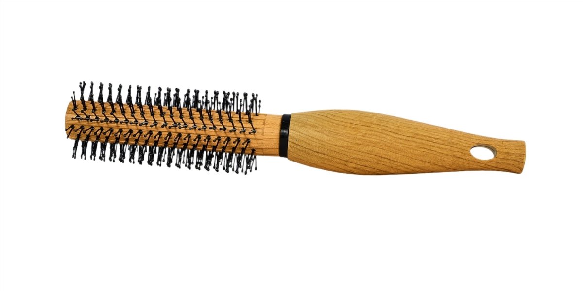 Wooden Round Hair Brush - MIDI