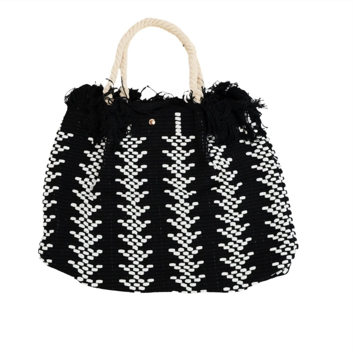 Woven Tote Bag - Stylish & Modern - MIDI