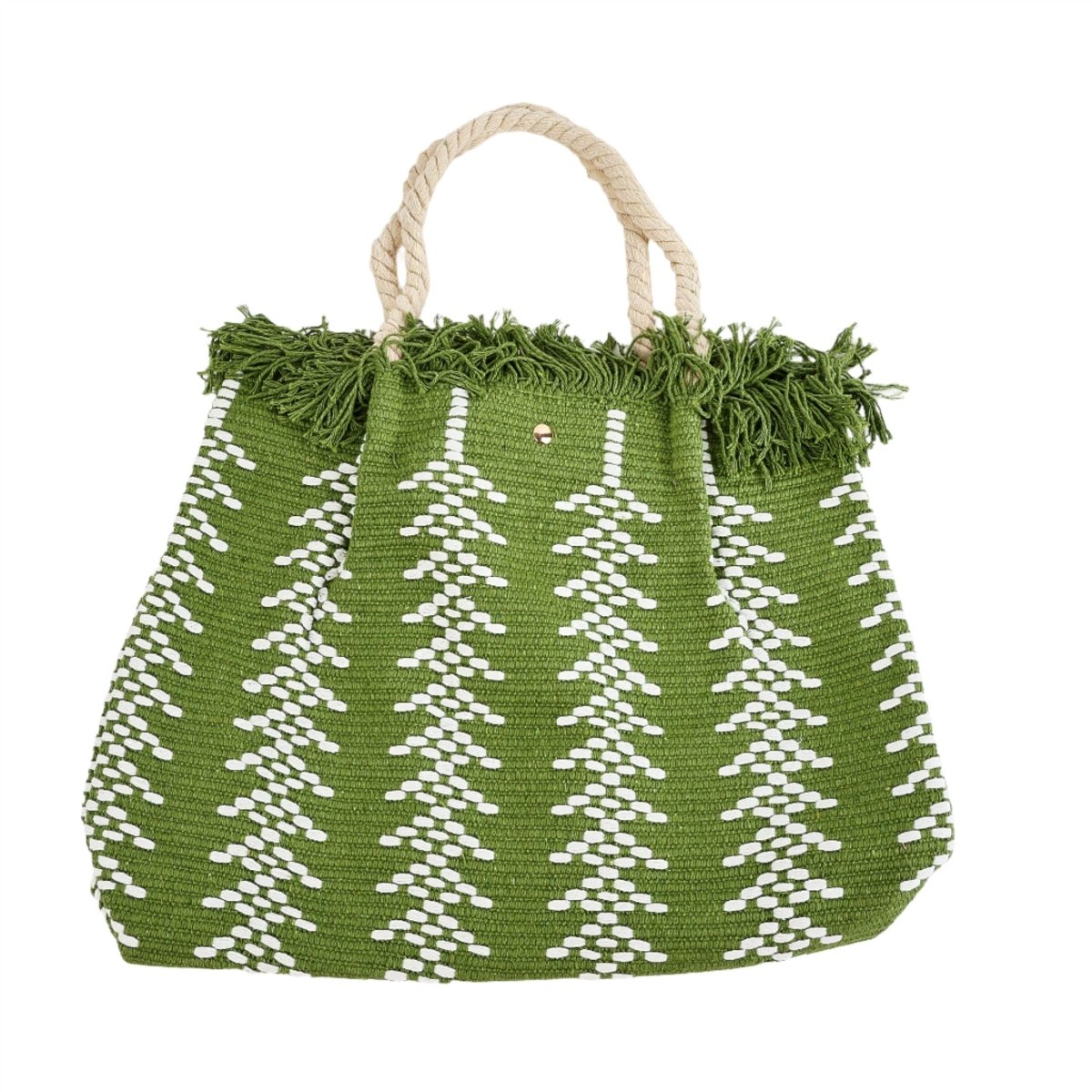 Woven Tote Bag - Stylish & Modern - MIDI
