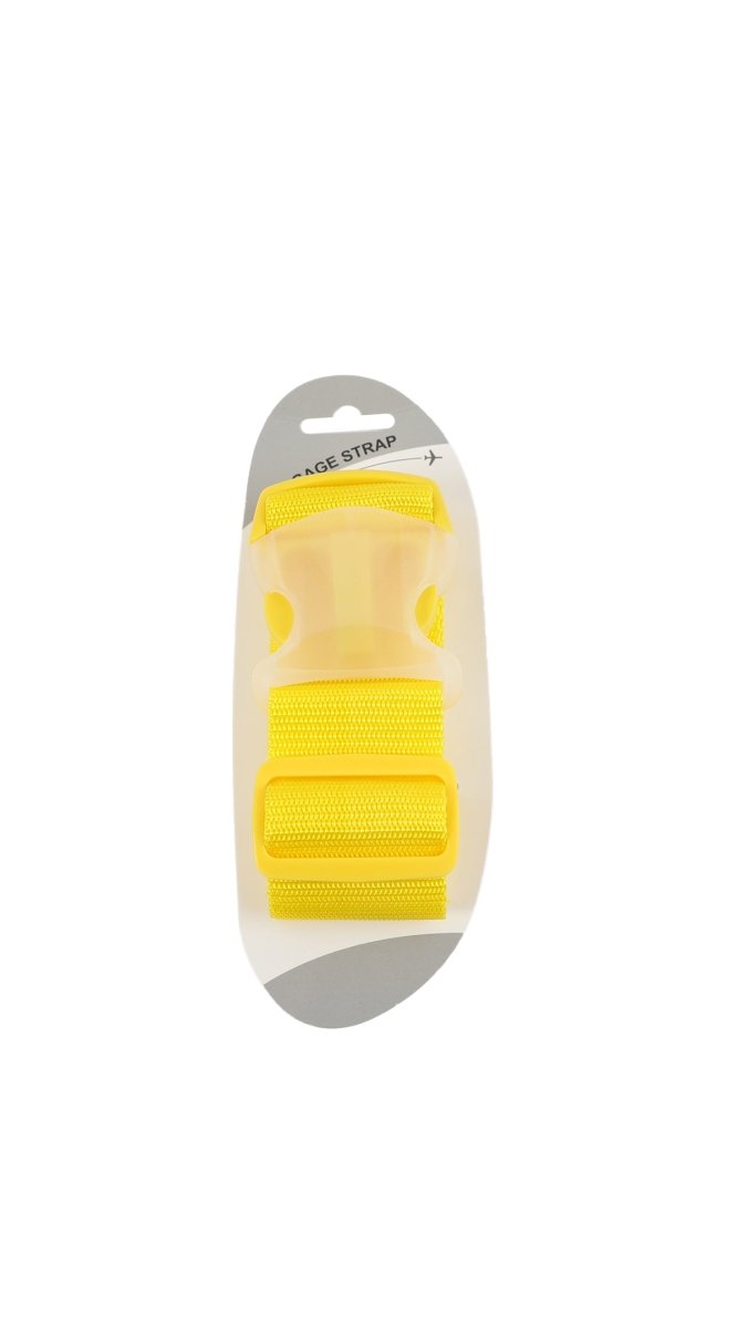Yellow Durable Luggage Strap - MIDI