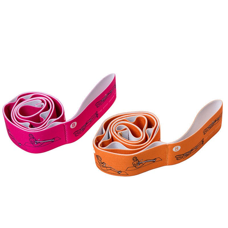 Yoga Resistance Band with Instructions - MIDI